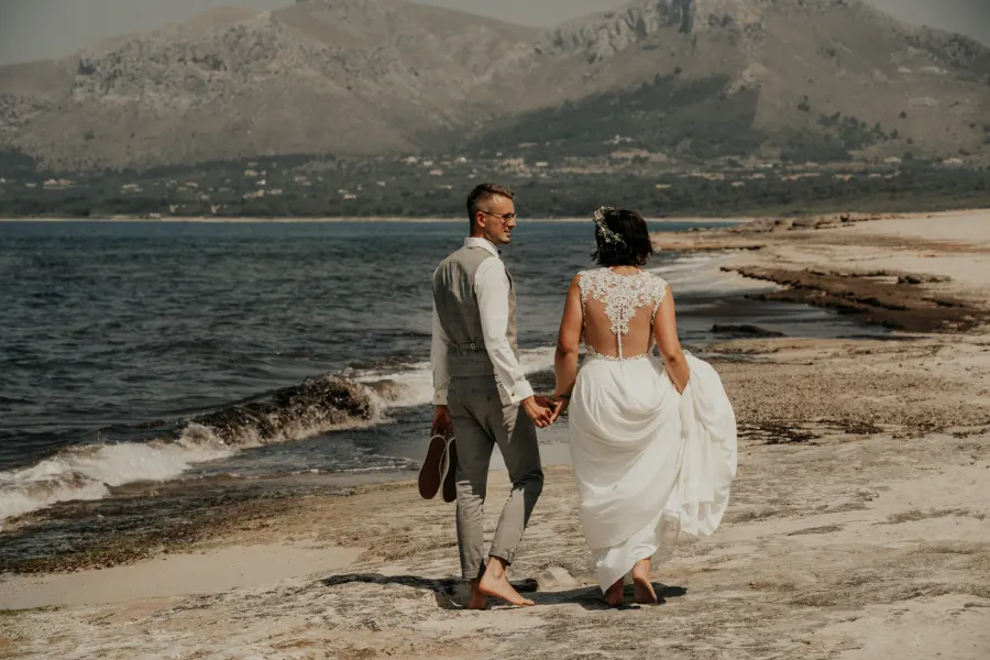 Paarfotografie am Strand